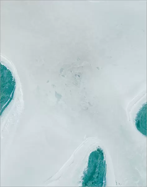 Abstract aerial image of Lake Dumbleyung, Australia