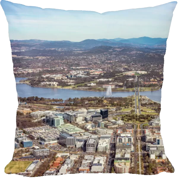 Canberra. Aerial view of Canberra, ACT, Australia