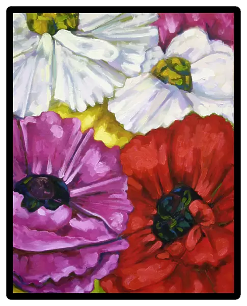 Rununculus Flowers Oil Painting