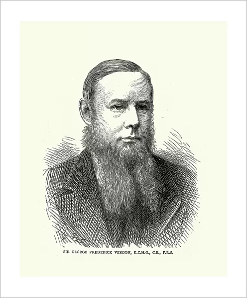 Sir George Frederic Verdon, an Australian politician and public figure, 1870s, Victorian