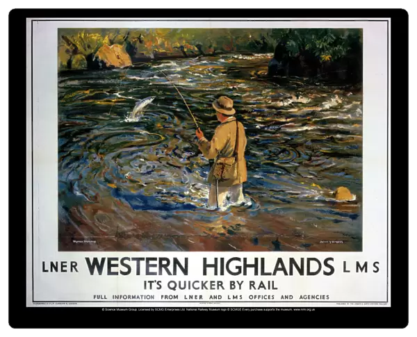 Western Highlands, LNER  /  LMS poster, 1935