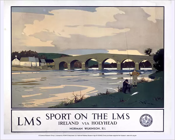 LMS poster. Sport on the LMS - Ireland via