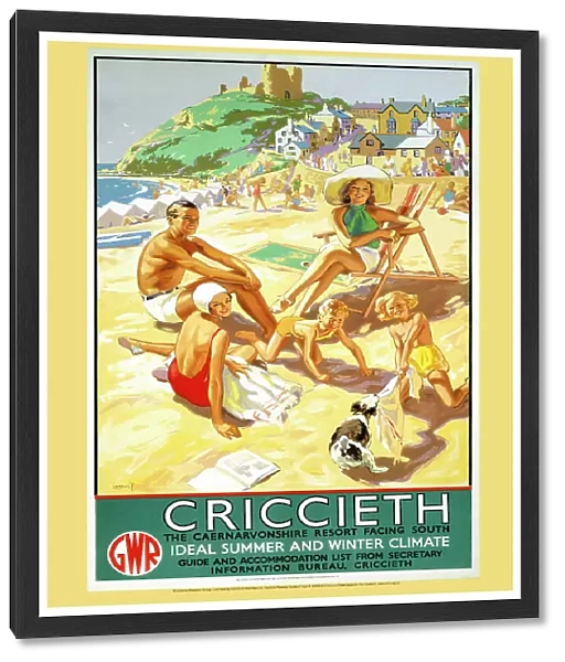 Criccieth, GWR poster, 1937
