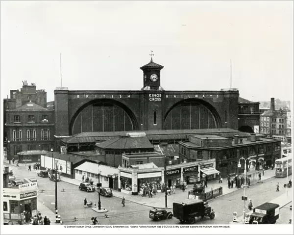 Kings Cross station, London, British Railways, c1952