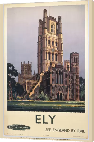Ely - See England by Rail, BR poster, 1950