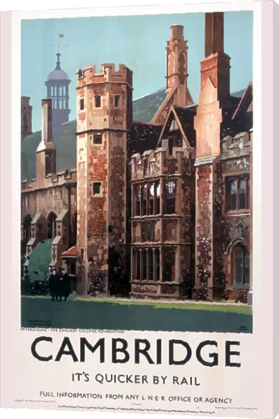 Cambridge, LNER poster, 1939