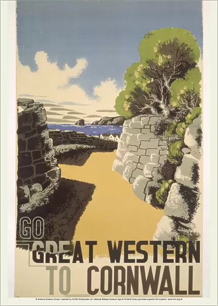 Go Great Western to Cornwall, GWR poster, 1932