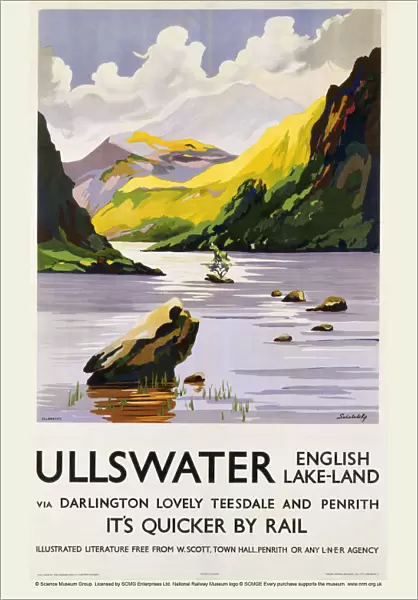 1986-8791. Poster, LNER, Ullswater, English Lake Land via Darlington