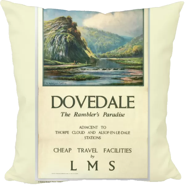 Dovedale - The Ramblers Paradise, LMS poster, c 1900s