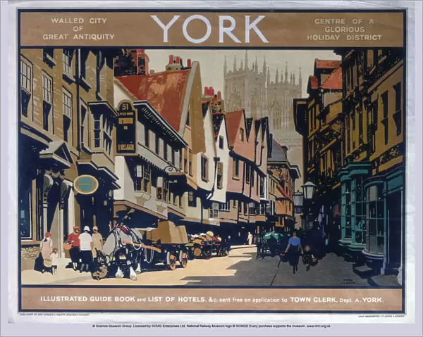 York, LNER poster, c 1920s