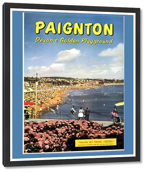 Paignton, BR poster, 1962