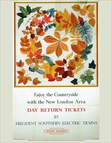 Enjoy the Countryside, BR (SR) poster, 1948-1965