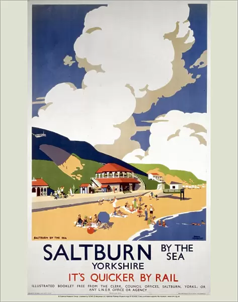 Saltburn-by-the-Sea, LNER poster, 1923-1947