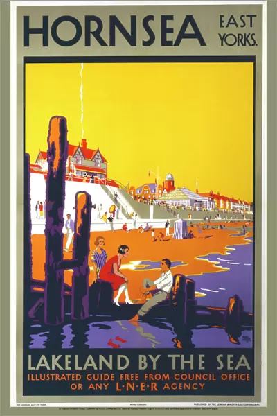 1986-9002. Poster, LNER. Hornsea, East Yorkshire - Lakeland by the Sea