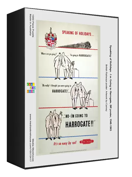 Speaking of Holidays - I m Going to Harrogate, BR poster, 1948-1965