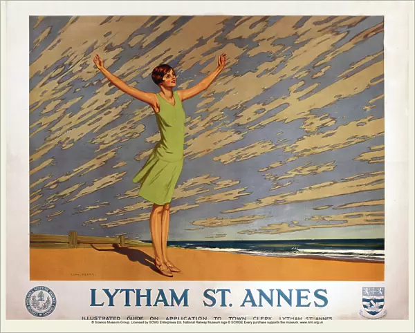 Lytham St Annes, LMS poster, 1923-1930