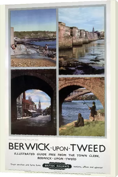 Berwick-upon-Tweed, BR poster, 1948-1965