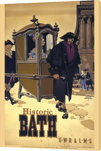 10170858. Historic Bath, GWR / LMS poster, 1946