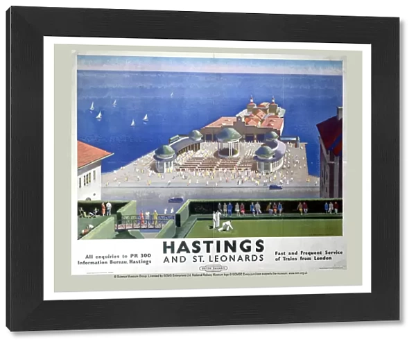 Hastings and St Leonards, BR (SR) poster, 1959