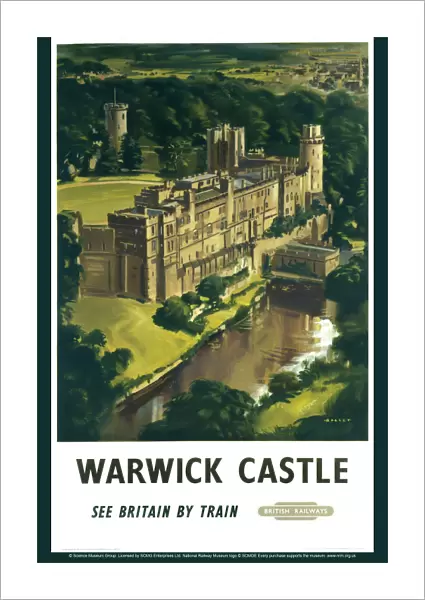 1983-8558. Poster, BR (WR), Warwick Castle, by Bagley
