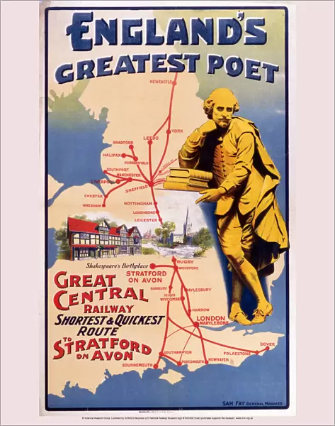 Englands Greatest Poet, GCR poster, 1900-1922
