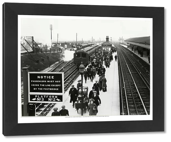 Aintree Sefton Arms station, Lancashire & Yorkshire Railway, April 1913