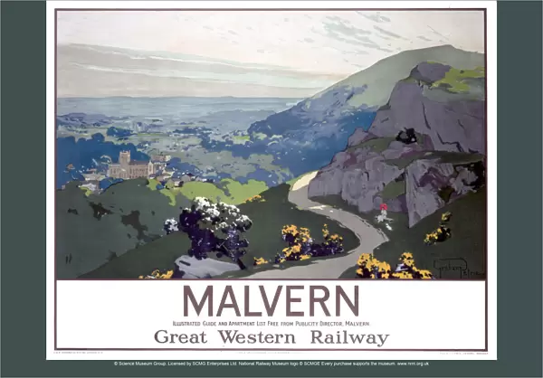 Malvern, GWR poster, 1923-1947