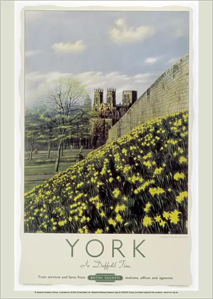 York in Daffodil Time, BR poster, 1950