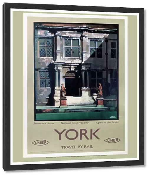 Treasurers House, York, LNER poster, 1923-1947