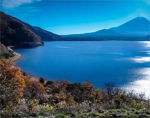 Fuji and Lake Motosu