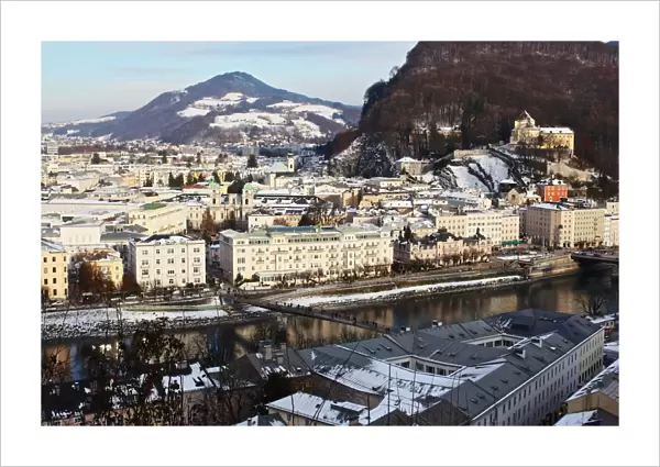 Aerial view from Salzburg