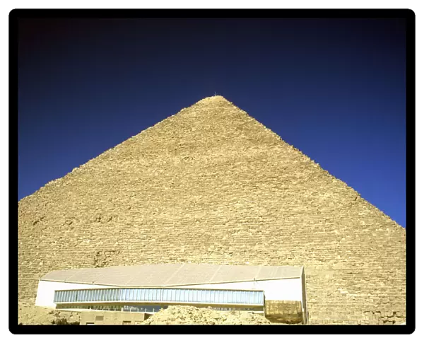 Great Pyramid of Cheops and Museum, Giza-Egypt