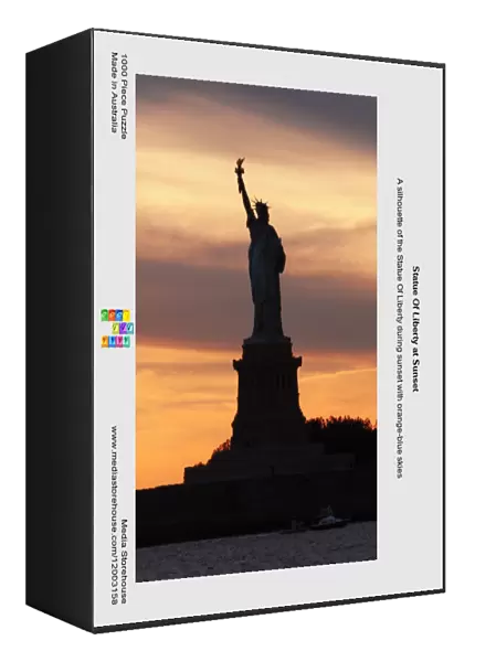 Statue Of Liberty at Sunset