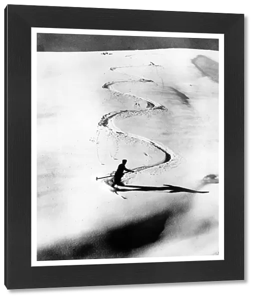 Arosa. 15th December 1925: Skiing at Arosa in Switzerland