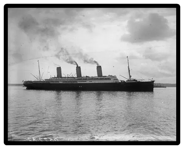 Imperator. 12th June 1913: The Hamburg America liner Imperator arrives