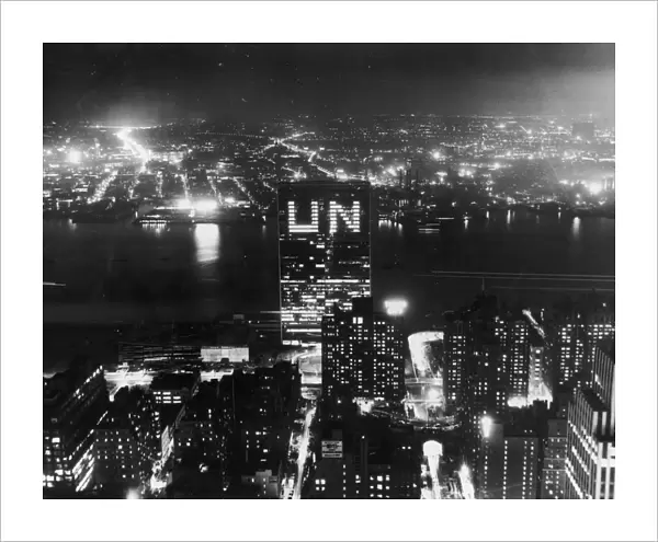 UN HQ. The United Nations Headquarters in Manhattan