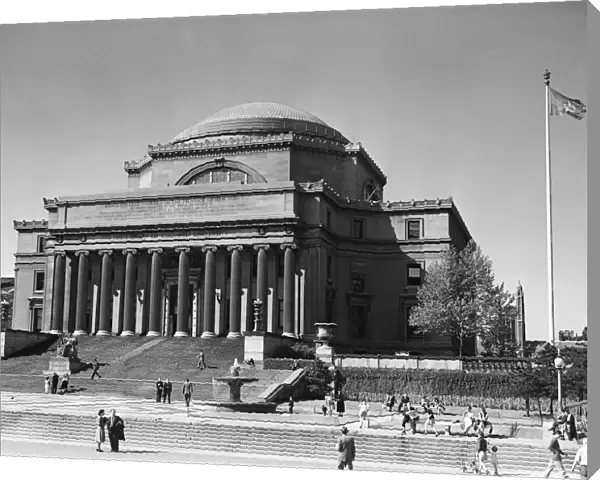 USA, New York City, Columbia University, Low Memorial Library