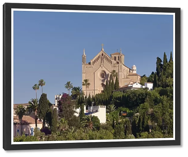 Parish Transfiguracio del senyor on Calvary hill, Arta, Majorca, Balearic Islands, Spain