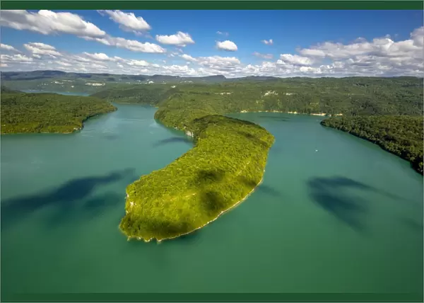 Lac de Vouglans reservoir, Cernon, Franche-Comte, France