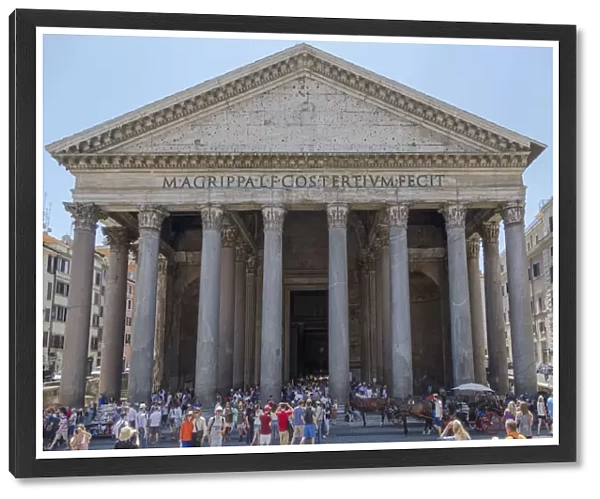 Pantheon, front view, Rome, Lazio, Italy