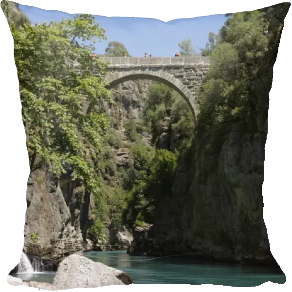 Oluk Koeprue or Eurymedon Bridge, a Roman bridge over the Koepruecay River or Eurymedon River, Koepruelue Canyon National Park, Antalya Province, Turkey