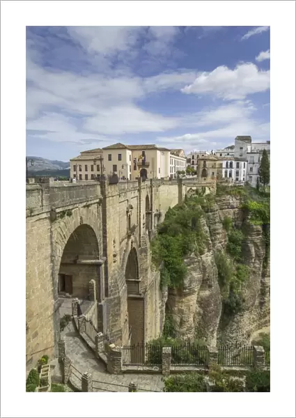 El Puente Nuevo bridge, Ronda, Malaga province, Andalucia, Spain