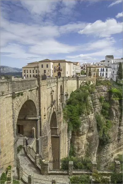 El Puente Nuevo bridge, Ronda, Malaga province, Andalucia, Spain