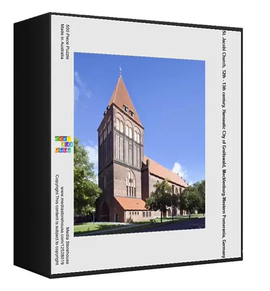 St. Jacobi Church, 12th - 13th century, Hanseatic City of Greifswald, Mecklenburg-Western Pomerania, Germany