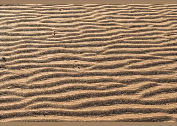 Wave pattern in the sand, Sossusvlei, Namib Desert, Namibia