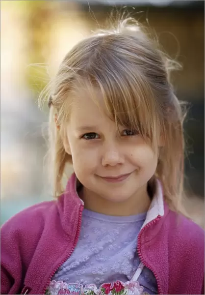 Girl, 7 years, portrait