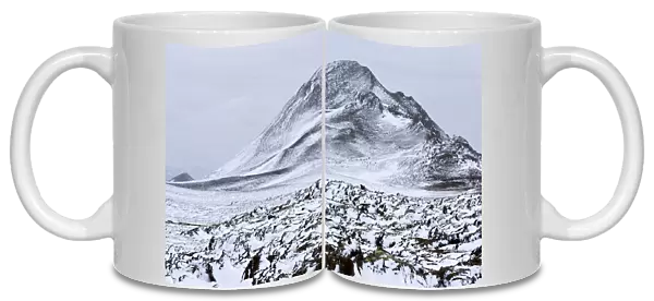 Krafla volcanic area, snow-covered, Krafla, Northeastern Region, Iceland