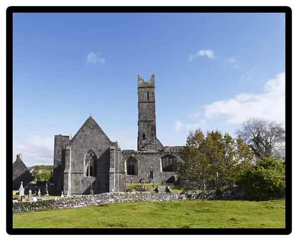 Quin Abbey, Quin Friary, County Clare, Ireland, Europe