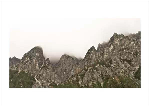 Cloudy Gesaeuse mountains, Styria, Austria, Europe
