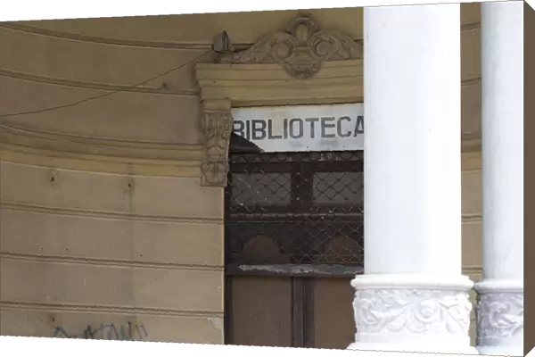 Library. Morenos tower. Ribadeo. Abandoned